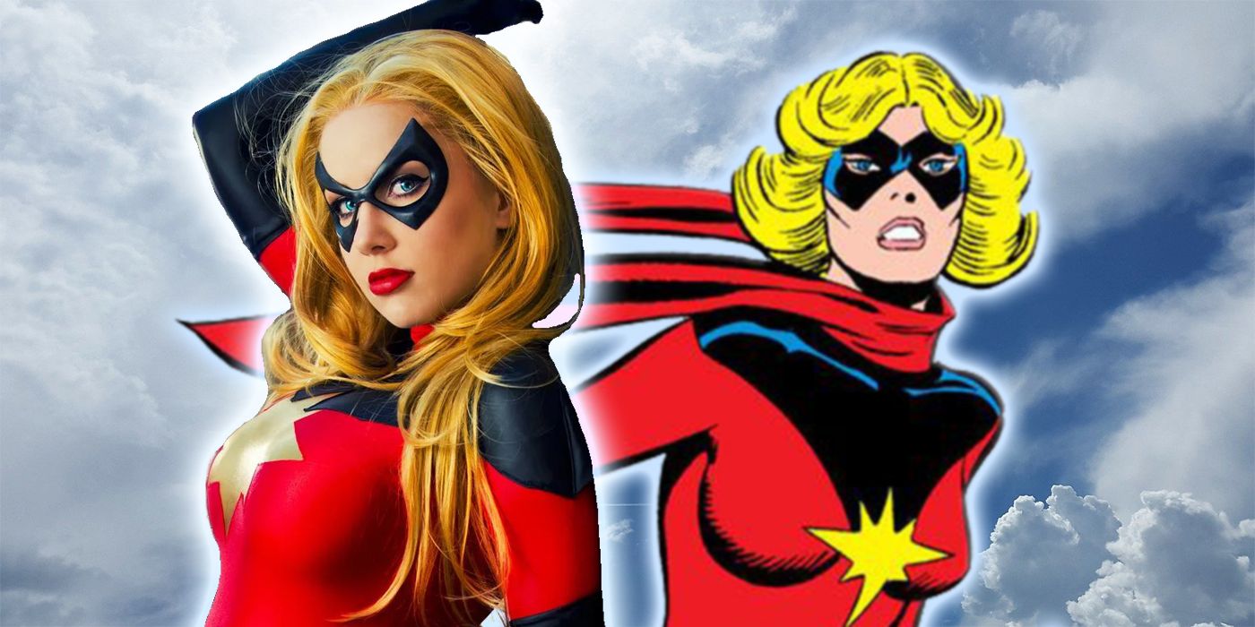 A Captain Marvel fan shows off her vibrant, comics-accurate cosplay illustr...