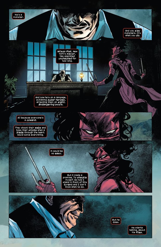 Page from Daredevil: Woman Without Fear #1
